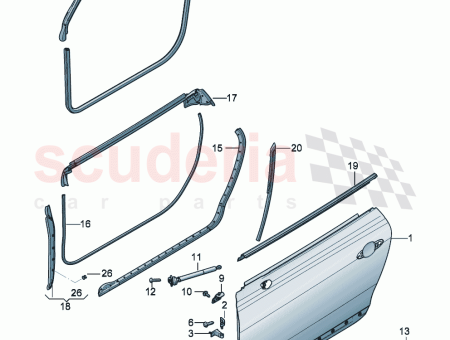 Photo of Clip Door seal Included in position…
