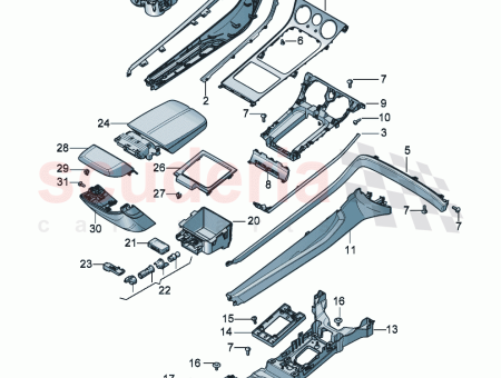 Photo of End trim Centre console D 04 12 2023…