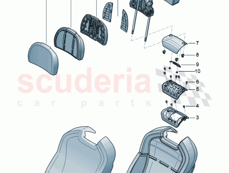 Photo of Backrest cover Diamond in Diamond 3SE 881 989…