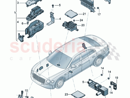 Photo of Cover fuse holder tray under seat…