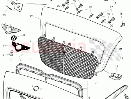Photo of HALTERUNG VERRIEGELUNG F 3W 8 056 974…