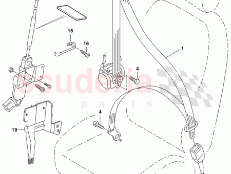 Photo of ABDECKPLATTE F R SICHERHEITSGURT 3W5 857 789…