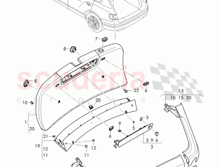 Photo of VERKLEIDUNGSPLATTE F R HECKKLAPPE 36A 867 607…