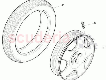Photo of ERSATZRAD F R MODELLE MIT PLATZSPARENDEM PROVISORISCHEM ERSATZRAD…