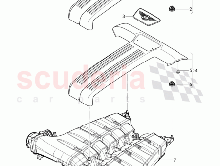 Photo of EMBLEM BENTLEY WINGS 07C 103 486…