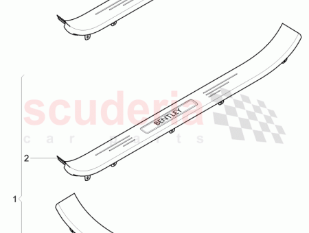 Photo of EINGANGSLEISTE BELEUCHTET 3W8 853 537…