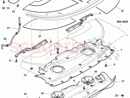 Photo of ABDECKUNG DES CABRIO VERDECKKASTENS…