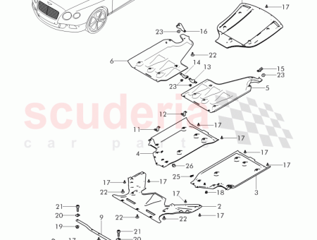 Photo of UNTERBODENVERKLEIDUNG 3W3 825 235…