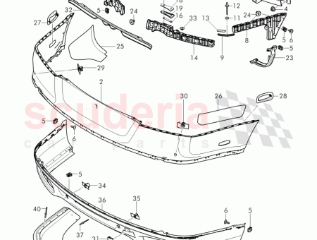 Photo of HITZESCHILD ABDECKUNG F R STOSSSTANGE 3W3 825 716…
