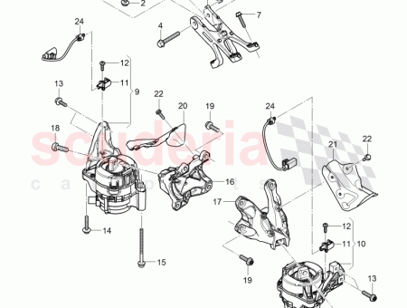 Photo of Accelerator sensor Vibration control system 4M0 907…