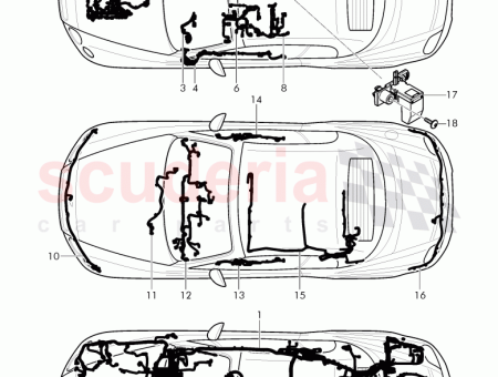 Photo of ZENTRALER KABELBAUM F R FAHRZEUGE MIT EINPARKHILFE UND…