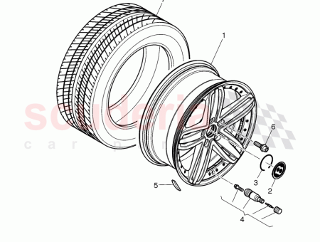 Photo of LEICHTMETALLFELGE D 09 02 2015 3Y0 601 025…