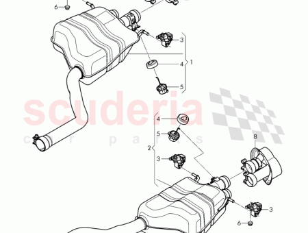 Photo of AUSPUFFTOPF MIT AUSPUFFKLAPPE 4W0 253 609…