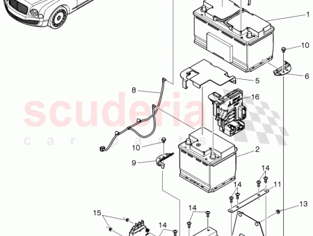 Photo of ABLAGE BATTERIE 3Y0 804 872…