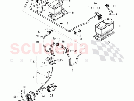 Photo of KABELSTRANG F R ANLASSER UND LICHTMASCHINE D 20…