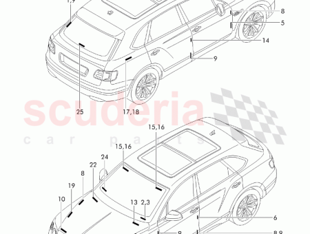 Photo of HALTERUNG F R FAHRGESTELLNUMMERNSCHILD 4M0 000 302…