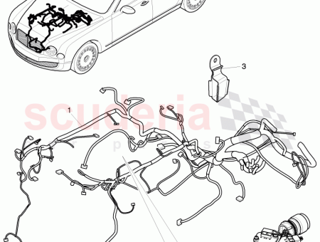 Photo of KABELBAUM F R DEN MOTORRAUM 07V 971 610…