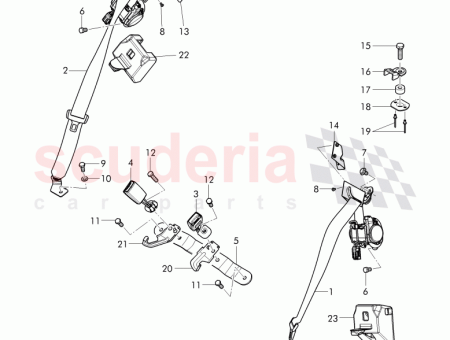 Photo of DREIPUNKT AUTOMATIK SITZ GURT MIT GURTSTRAFFER 3W0 857…