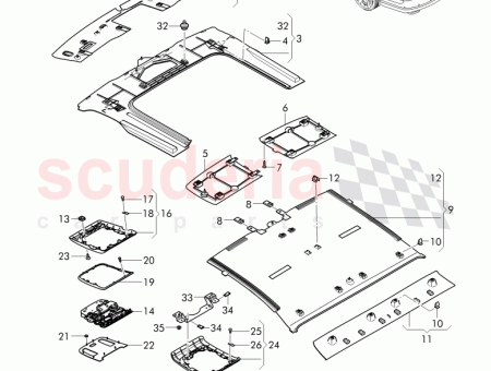 Photo of OVERHEAD KONSOLE 3Y5 868 680…