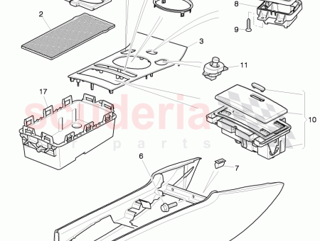 Photo of VERKLEIDUNG F R MITTELKONSOLE ROT CARBONSCHWARZ…