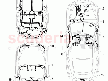 Photo of ZENTRALER KABELBAUM F R FAHRZEUGE MIT EINPARKHILFE UND…