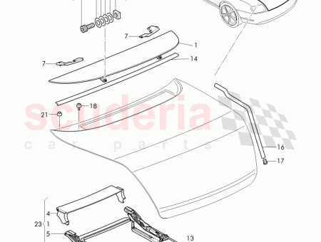 Photo of HALTERUNG F R SPOILER MONTAGE F 3W C…