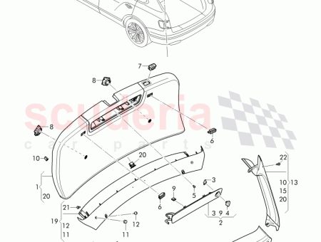 Photo of VERKLEIDUNGSPLATTE F R HECKKLAPPE 36A 867 973…