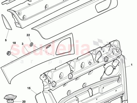 Photo of T RVERKLEIDUNG OBERTEIL F 3W 7 042 396…