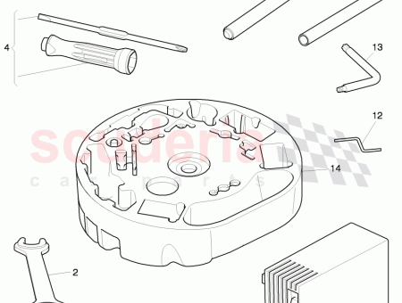 Photo of WERKZEUGKASTEN GEFORMT BEINHALTET NICHT 3W0 012 123…