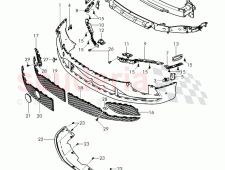 Photo of ABDECKUNG F R STOSSSTANGE MIT LOCH F R…