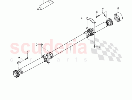 Photo of PROPELLERWELLE 3 TEILIG MIT ZWISCHENLAGER 3Y0 521 101…