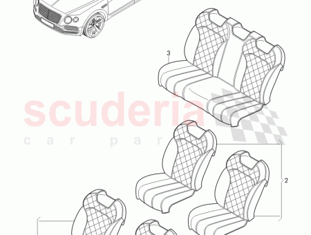 Photo of 1 SATZ SITZBEZ GE 36A 861 152…