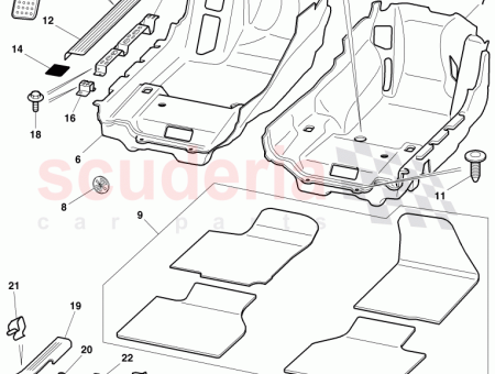 Photo of FUSSMATTE HOCHFLOR AUF AUFTRAGSFERTIGUNG SIEHE FARBTABELLE AUF BENTLEY…