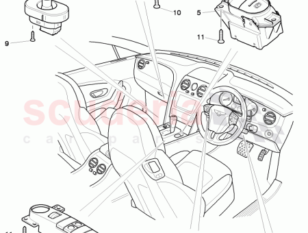 Photo of SCHALTEREINHEIT F R FAHRZEUGE MIT MASSAGESITZ UND SITZBEL…