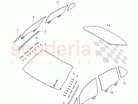 Photo of SEITENSCHEIBE LAMINIERT F 3W F 050 318 F…