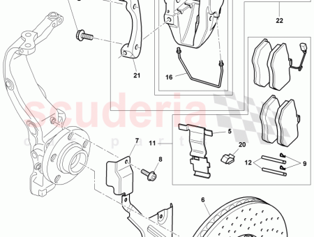 Photo of BREMSSATTEL OHNE BREMSBEL GE 3W0 698 480…