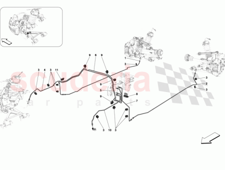 Photo of UNTERBODENSCHUTZ HINTEN LINKE SEITE BREMSLEITUNG…