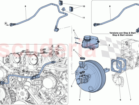 Photo of ABSTANDSHALTER ZWISCHEN BREMSSERVO UND BRANDMAUER…
