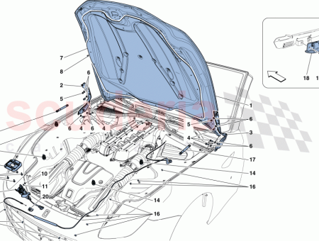 Photo of DECKEL ENTRIEGELUNG BOWDENZUG…