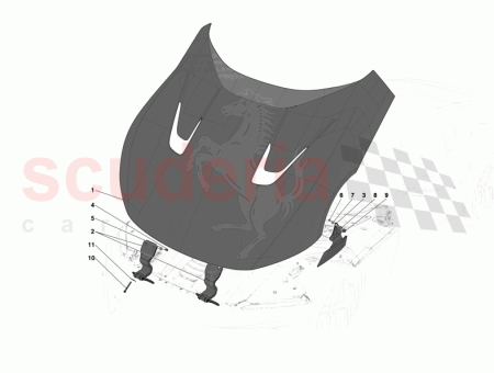 Photo of FRONT LID HINGE…