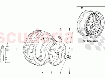 Photo of HINTERE AUFBAUFELGE 10J X 18…