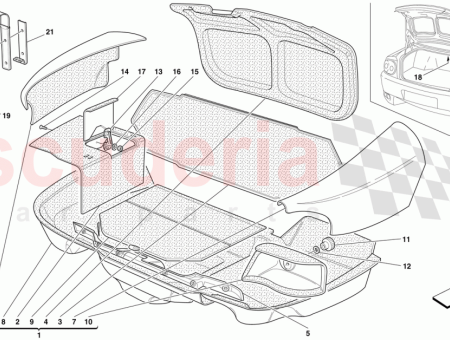 Photo of KOMPLETTER KOFFERRAUMTEPPICH SERIE…