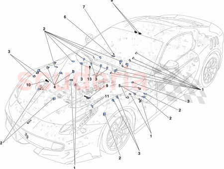 Photo of KOMPLETT EINSPRITZKABEL BEFESTIGUNGSB GEL…