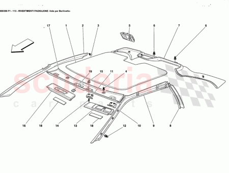 Photo of WINDSCHUTZSCHEIBEN OBERER QUERTR GER FORMTEIL…
