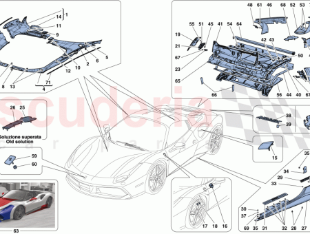 Photo of KOSMETISCHE ABSCHIRMUNG MOTORRAUM LINKS KOMPLETT…
