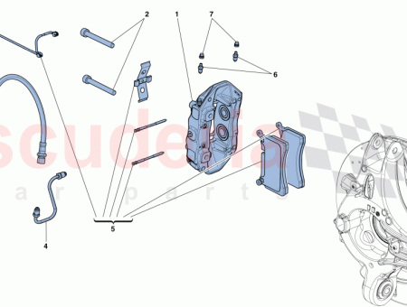 Photo of BREMSSATTEL HINTEN LINKS MIT BEL GEN…