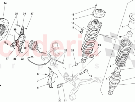 Photo of RADMUTTERNBEFESTIGUNG VORNE RECHTS…