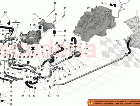Photo of HALTERUNG ZUR BEFESTIGUNG DER ROHRE AN DER VORDEREN…