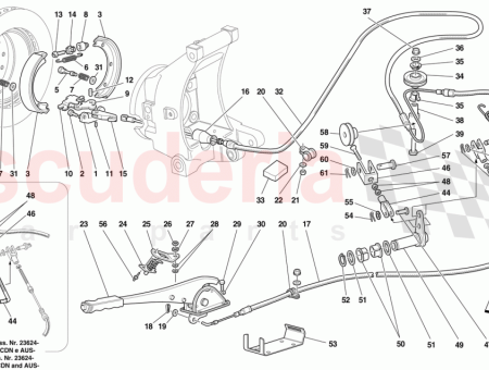 Photo of HANDBREMSE STEUERUNGSKABEL HINTEN…