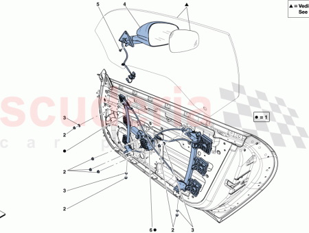Photo of FENSTERHEBERMECHANISMUS DER RECHTEN VORDERT R…